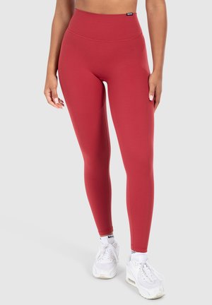 Smilodox HIGH PERFOMANCE COMPRESSION SPORT - Leggings - weinrot