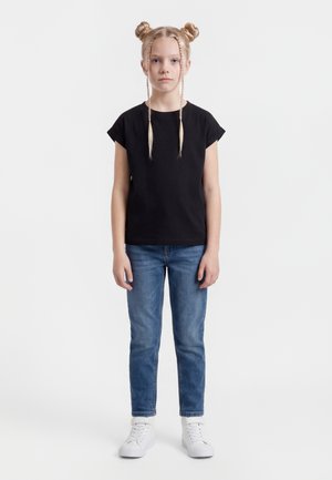EXTENDED SHOULDER - Tricou basic - black