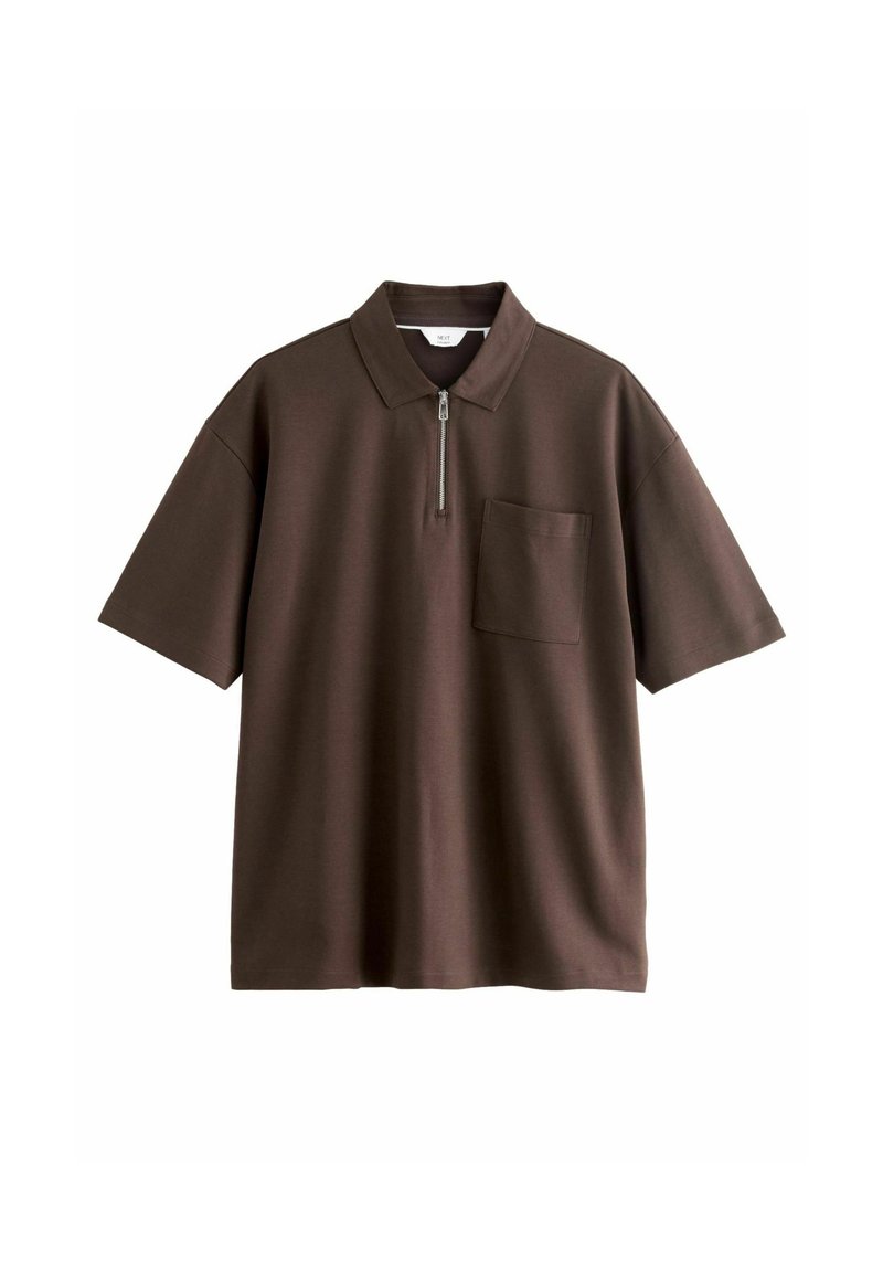 Next HEAVYWEIGHT - REGULAR FIT - Polokošeľa - brown