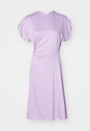 Victoria Beckham CREW NECK DRESS - Trikoomekko - petunia