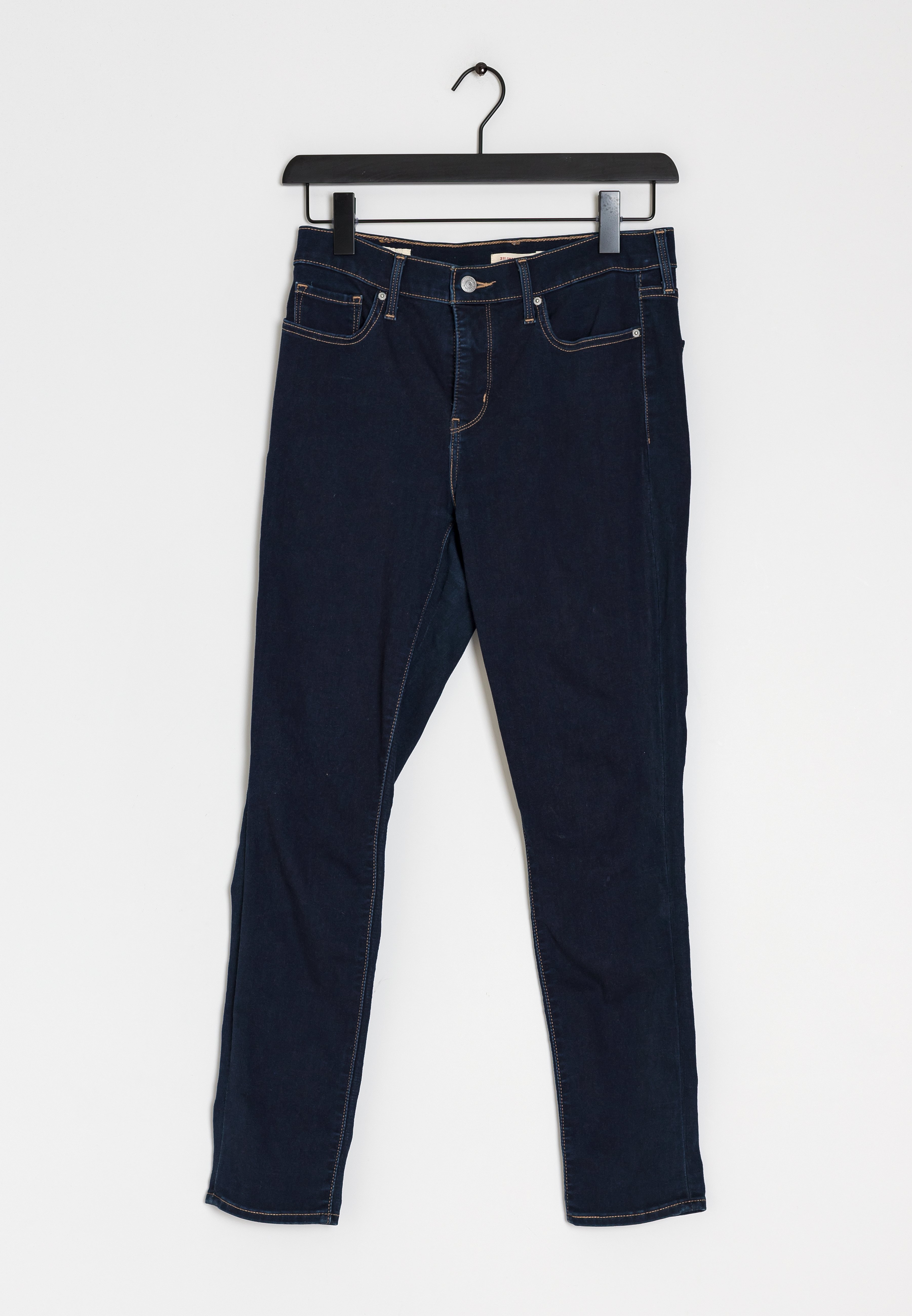 Levi's® Slim fit jeans - dark blue/donkerblauw - (Pre-owned) - Zalando.nl