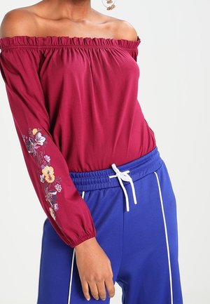 Langarmshirt - dark red