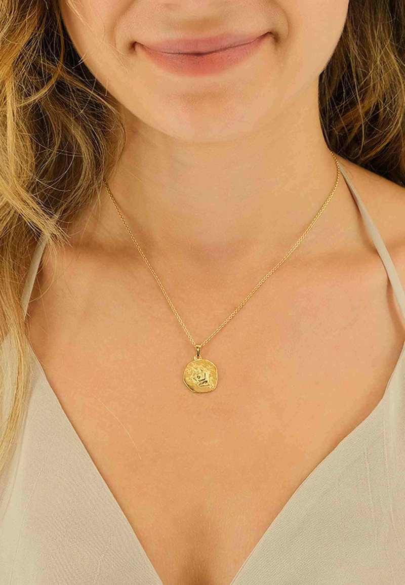MUAU Schmuck STERNZEICHEN WASSERMANN - Pendentif - gelbgold-coloured