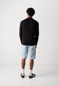 Lindbergh BUTTON CARDIGAN - Cardigan - black