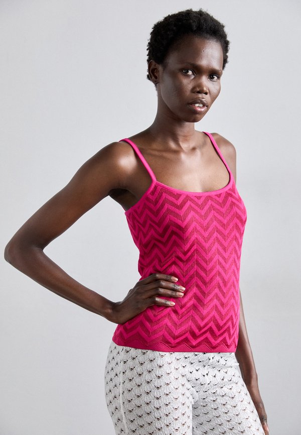 TANK - Top - magenta4