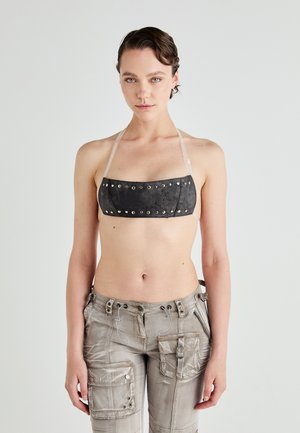 Jaded London STUD BANDEAU - Topper - grey