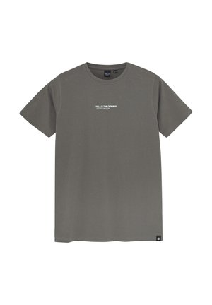 Print T-shirt - smoked pearl