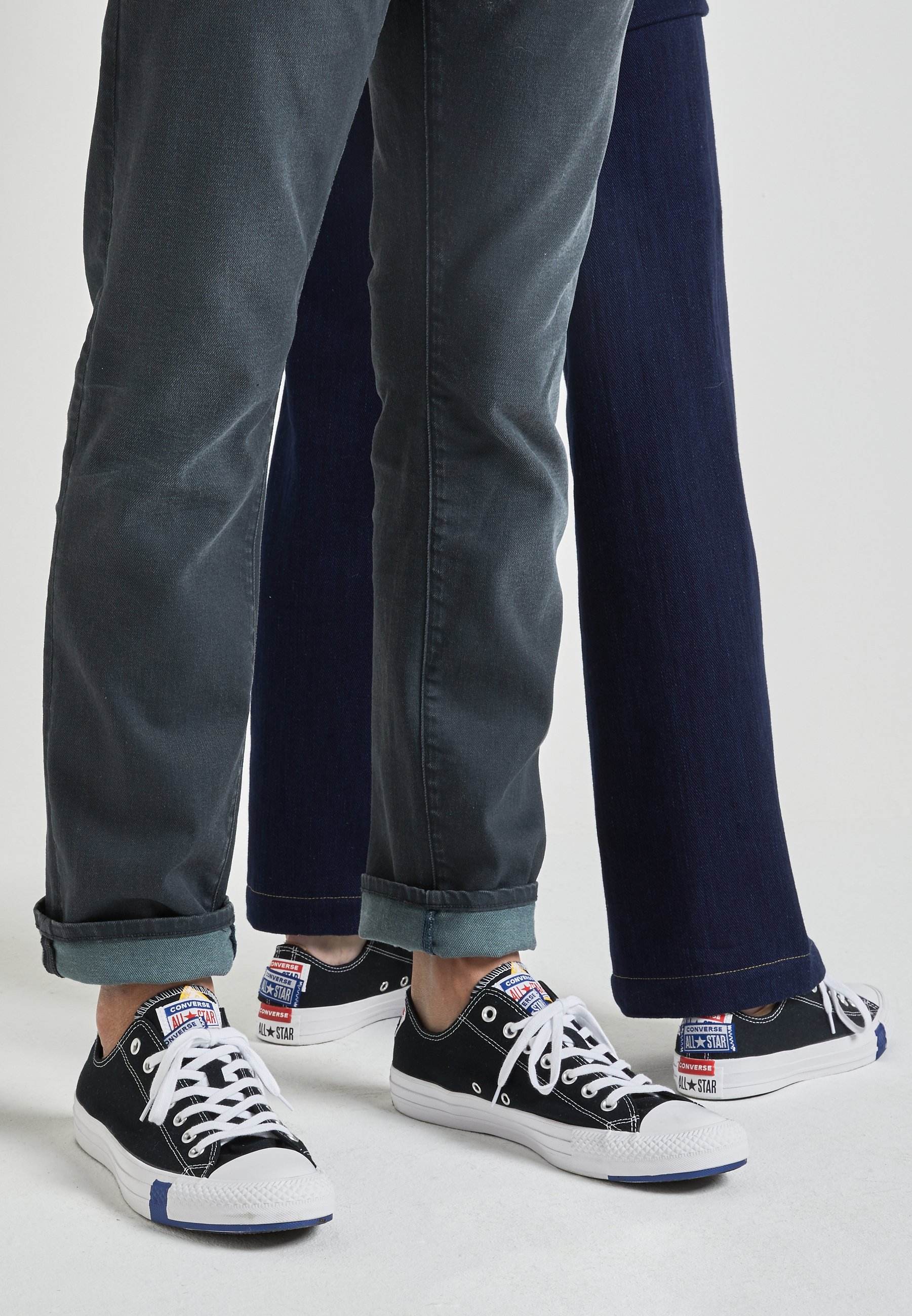 black all star oxford trainers