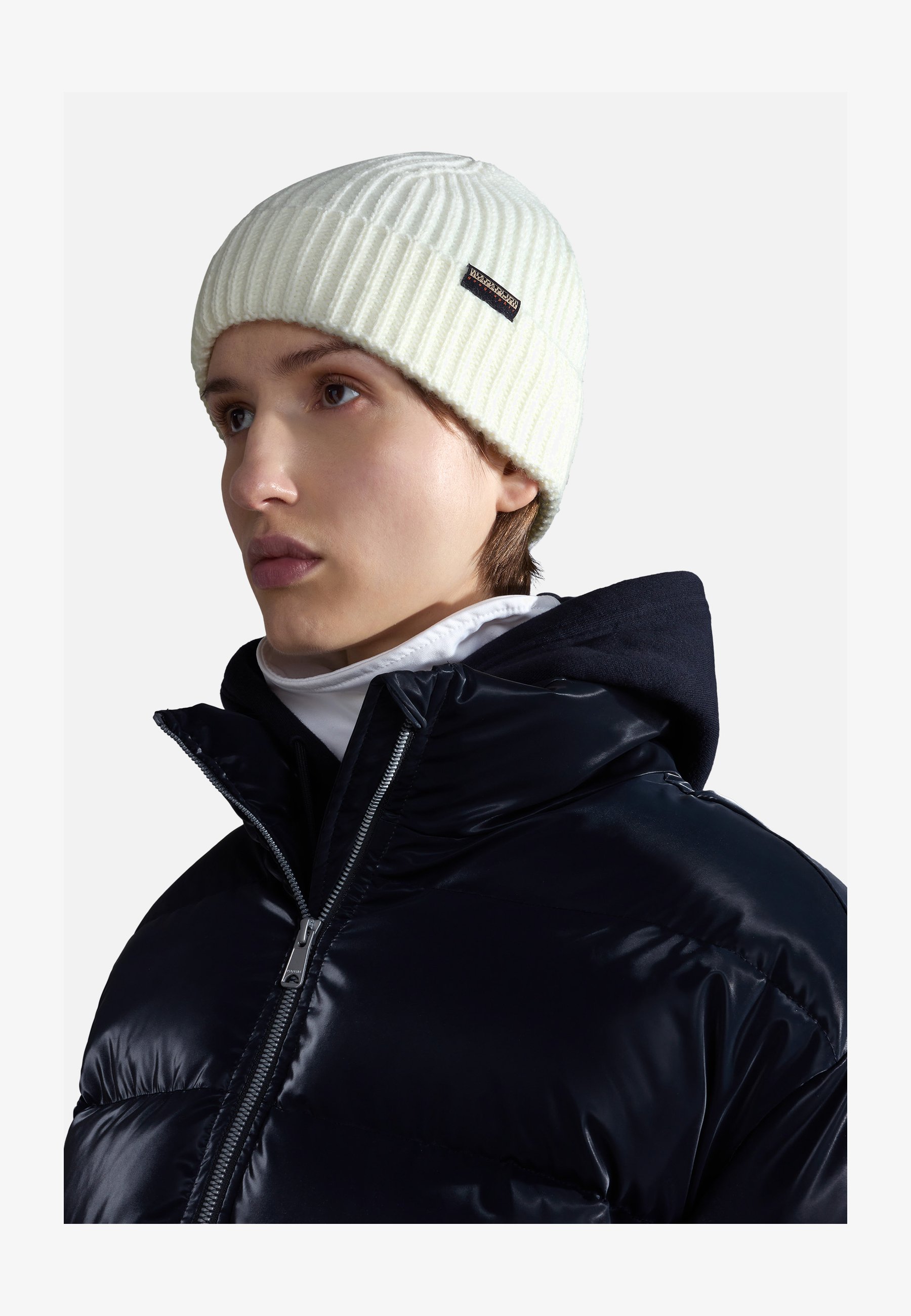 Napapijri Berretto Foli 3 Unisex, Autunno/Inverno, 100% Acrilico, Con Tasca Geographic, Vari Colori
