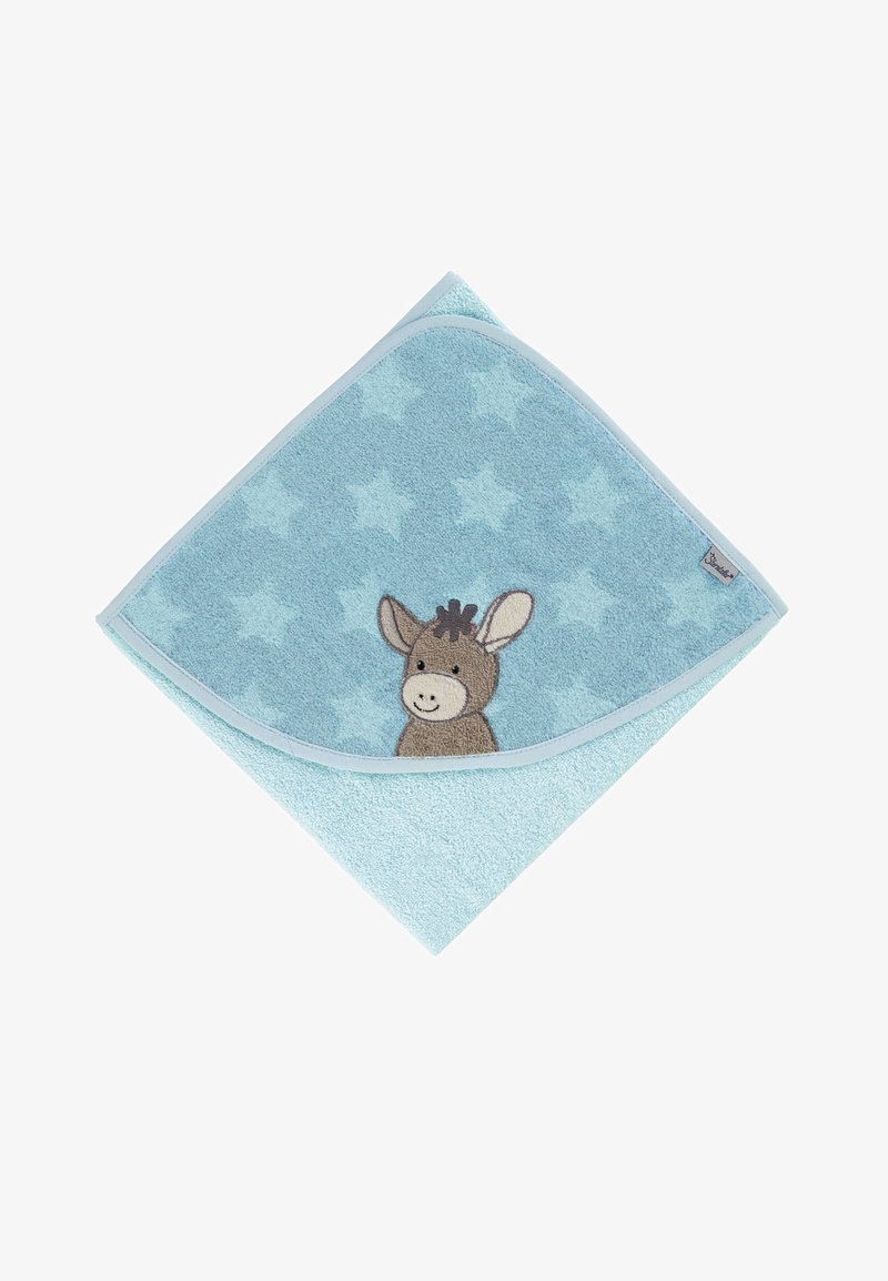 Sterntaler Kapuzenbadetuch Emmi - Bath towel - light blue