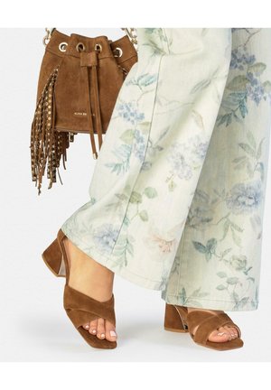 Sandalias - marrón claro jaspeado