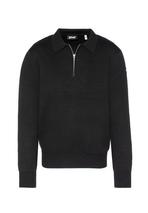 PULL COL POLO MILANO - Jersey de punto - noir