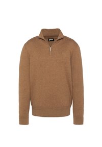 Schott Striktrøje - camel