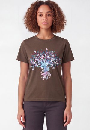 watapparel, TREE OF LIFE - T-Shirt print - mocha