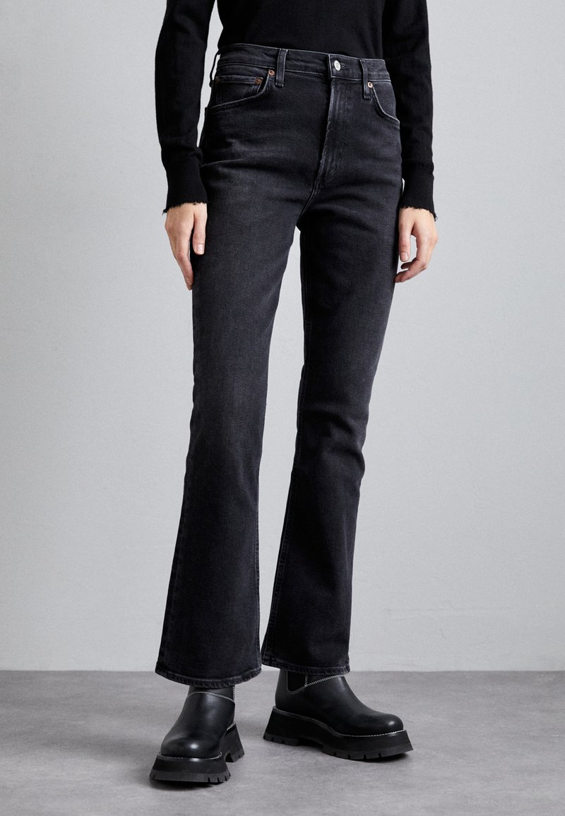 Agolde - NICO - Jeans Bootcut - hotline/washed black, Forstør