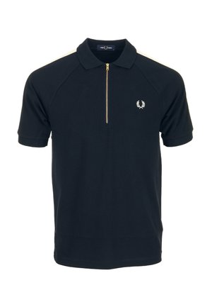 Fred Perry, CABLE TAPED POLO SHIRT - Polo - navy ecru