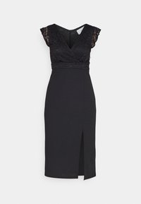 VIWALLIE BODYCON MIDI DRESS - Etuikjole - black
