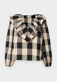 VISALSA V NECK TOP - Longsleeve - birch