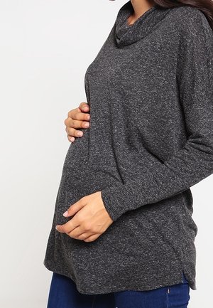 Pitkähihainen paita - mottled dark grey