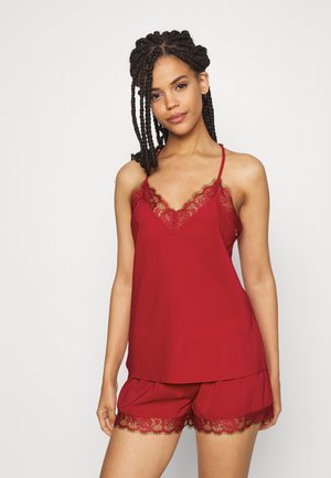 MIA CHIFFON PJ SET - Pigiama - red
