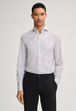 PAI - Hemd - weiß/beige gemustert