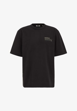 WE Fashion, T-shirt imprimé - black