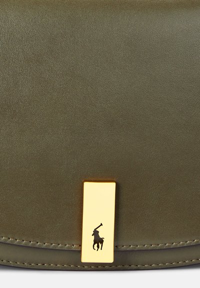 Polo Ralph Lauren POLO ID LEATHER SADDLE BAG - Ülerinna-kott - hunting olive
