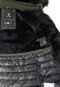 Navahoo Paula - Wintermantel - olive melange