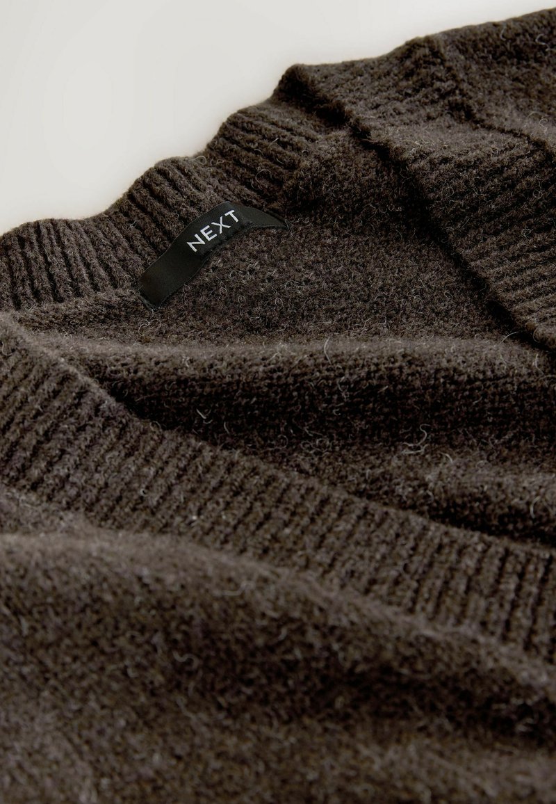 Next REGULAR FIT - DROP SHOULDER - T-shirt con stampa - chocolate brown ...
