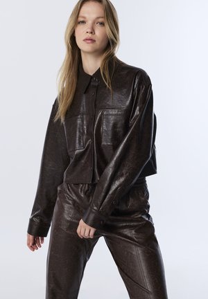 Overhemdblouse - brown