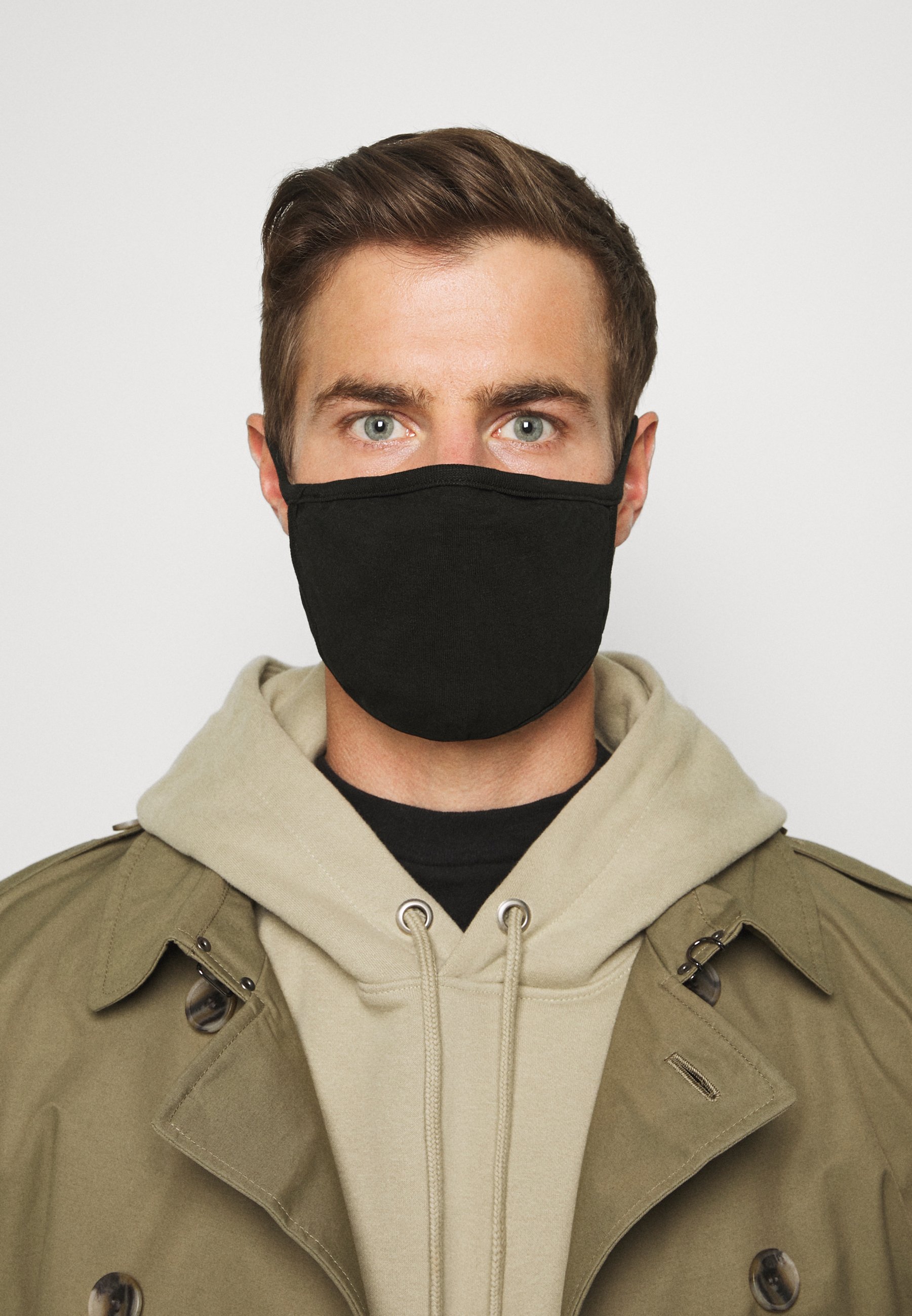 Urban Classics 2 PACK - Stoffen mondkapje - black/zwart - Zalando.nl