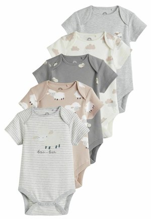 SHORT SLEEVE 5 PACK  - Bodi - grey sheep