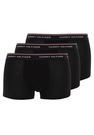 PREMIUM ESSENTIAL LOW RISE HIP TRUNK 3 PACK - Trunks - black