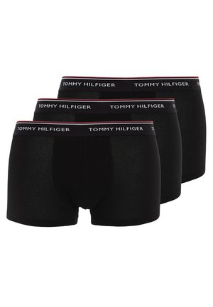 Tommy Hilfiger PREMIUM ESSENTIAL LOW RISE HIP TRUNK 3 PACK - Underkläder - black