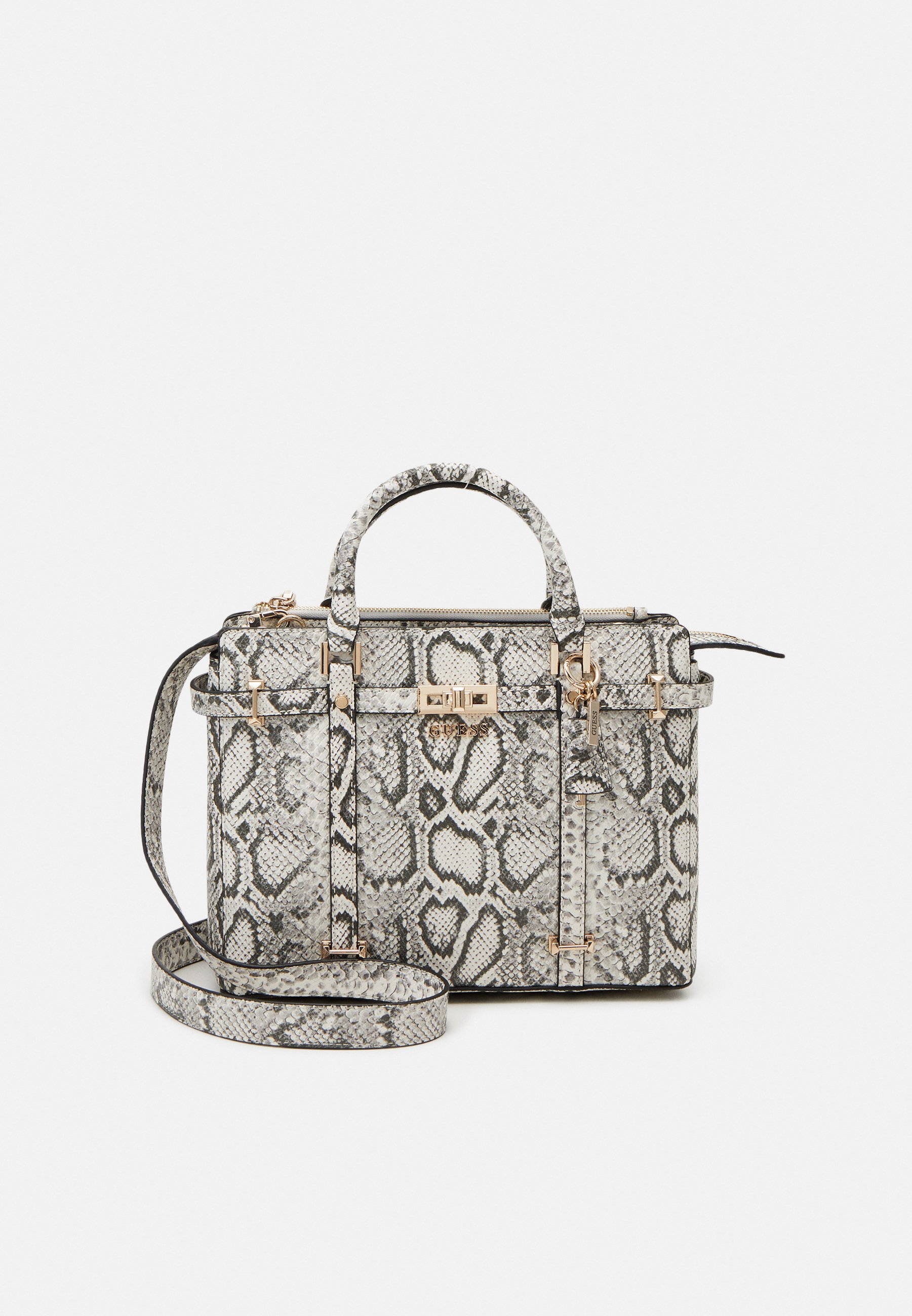 Guess EMILEE LUXURY SATCHEL - Handtasche - multi-coloured/beige 