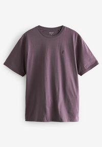 Lilla bomulds t-shirt med rund hals, korte ærmer og en lille logodetalje. Glat tekstur og et afslappet fit design.