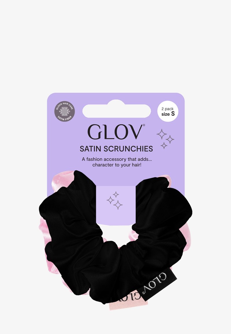 Glov - GLOV® SCRUNCHIES 2 PACK S - Hair Set - pink/black, Forstørre