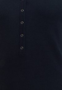 Abercrombie & Fitch LONG SLEEVE ICON HENLEY - Ilgarankovis viršutinės dalies drabužis - NAVY