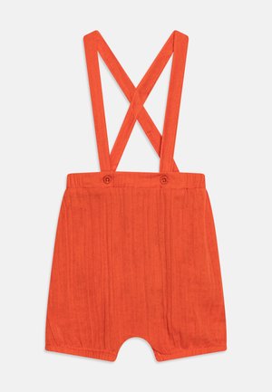 Sense Organics NAKI BABY SHORT DUNGAREES - Kombinezonas su petnešomis - rusty red
