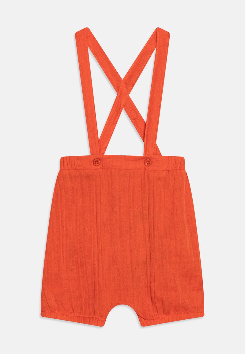 Sense Organics NAKI BABY SHORT DUNGAREES - Φόρμα εργασίας - rusty red