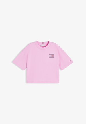 Tommy Hilfiger, TEE - Тениска с щампа - pink daisy
