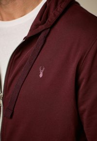 Next LIGHTWEIGHT HOODIE - Sudadera con cremallera - fig brown