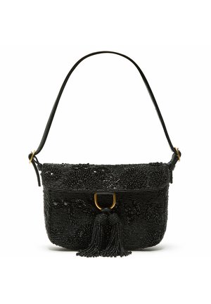 NOCTURNAL ROSE SMALL SHOULDER - Borsa a mano - black