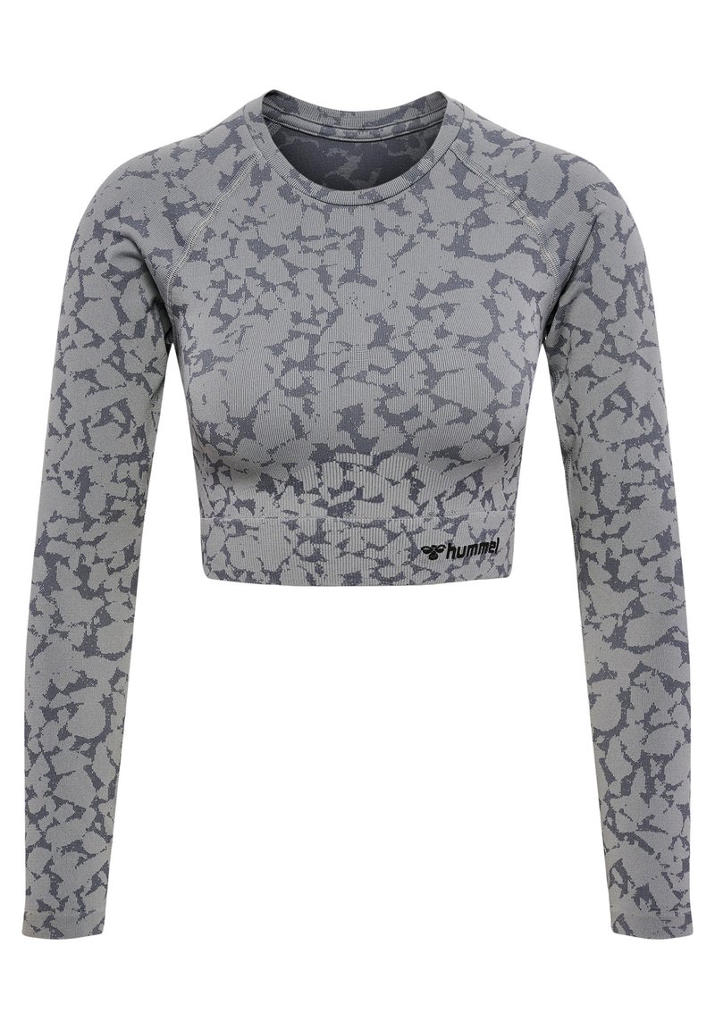 Hummel T-shirt print grijs