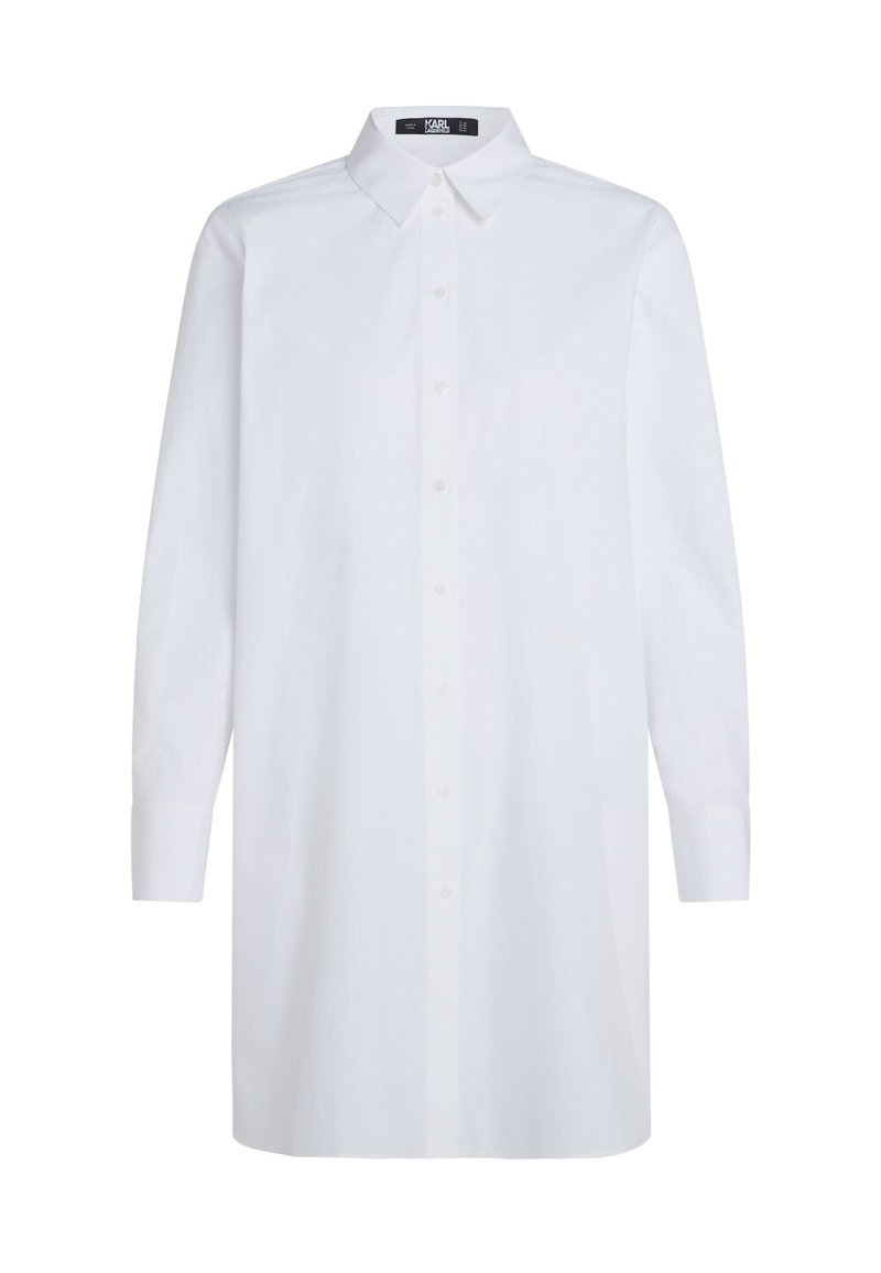 Karl Lagerfeld Overhemdblouse wit Karl Lagerfeld Overhemdblouse wit