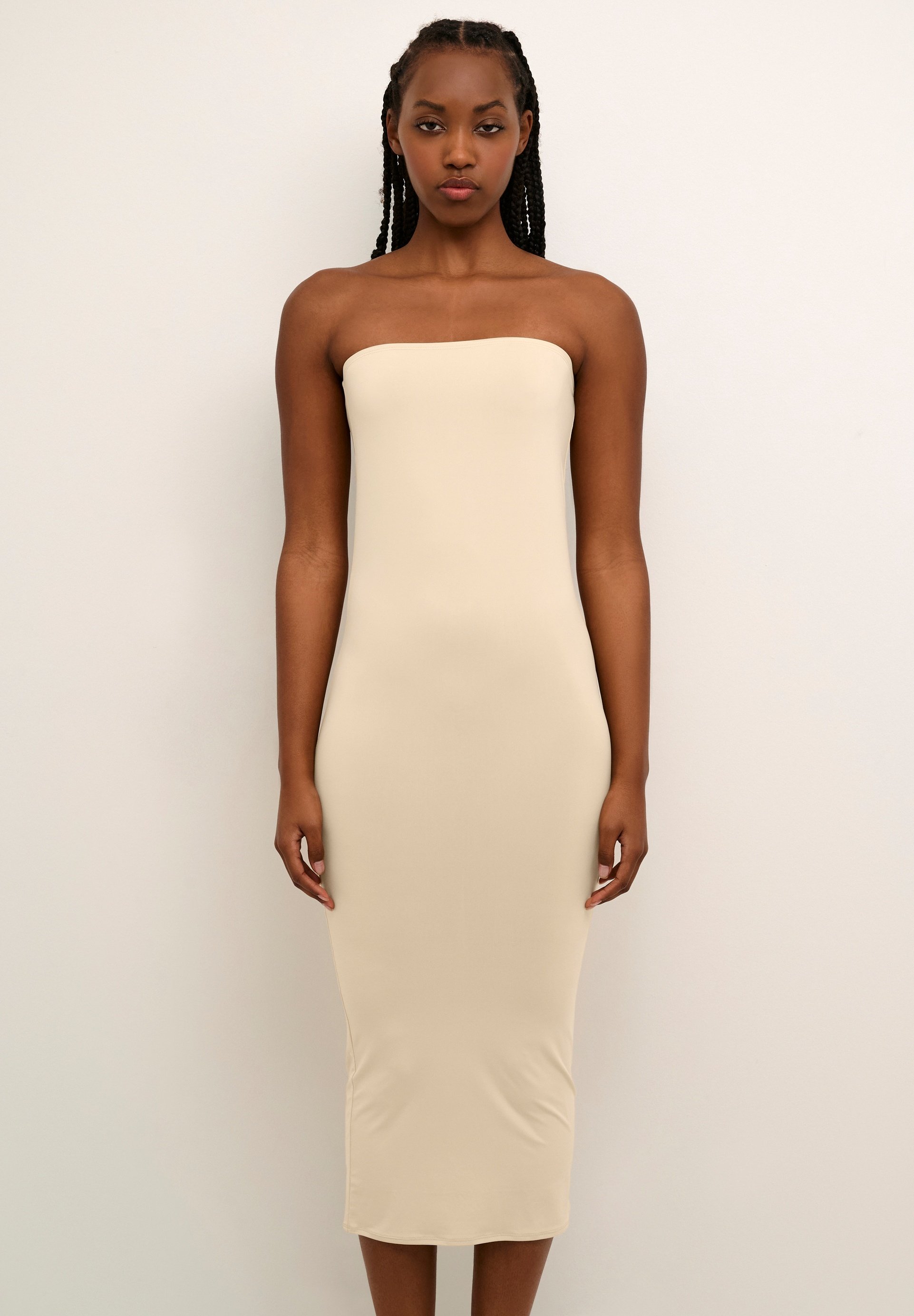 Karen by Simonsen KBAIPERKB INNER TUBE Shift - Shift dress - soft nude/beige  - Zalando.ie
