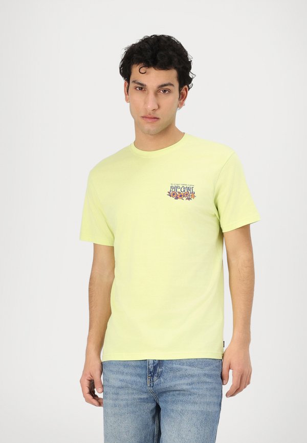 SURF PARADISE TEE UNISEX - Print T-shirt - lime wash