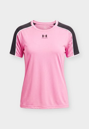 Under Armour, CHALLENGER TRAIN - Camiseta estampada - pink frenzy/black
