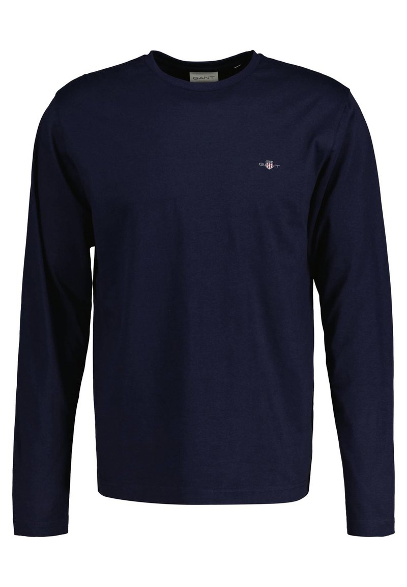 Alpha Industries NASA LS Maglia Uomo Manica Lunga – Jersey In Cotone Pettinato, Vestibilità Slim, Tasca Sul Petto, Polsini A Costine, Colore: (vedi Opzioni)