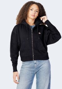 OAKPORT ZIP HOODIE - Mikina na zip - black